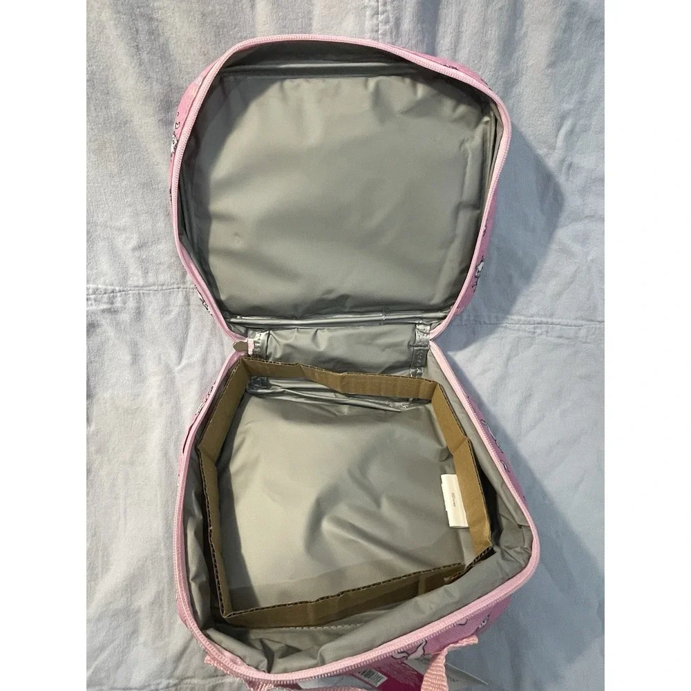 NEW Set of Walt Disney Aristocats Marie Pink/Purple & White Backpack & Lunch Box